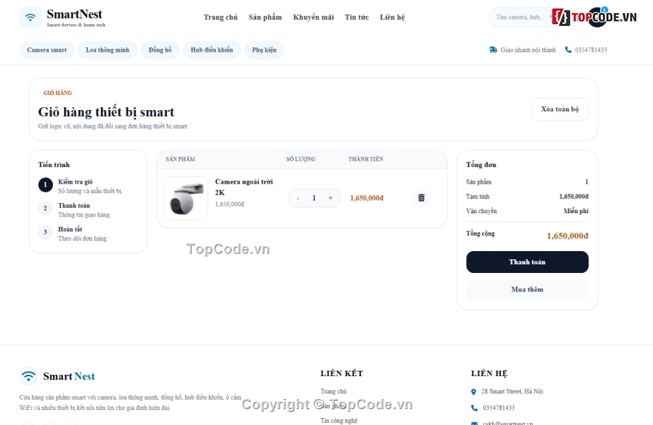 website,web sản phẩm,web bán sản phẩm